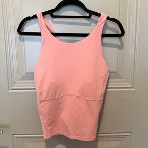 Lululemon Key To Balance Tank Top Size 15 Light Pink